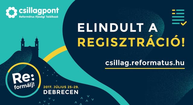 Re:formálj!  - Elindult a regisztráció a Csillagpontra