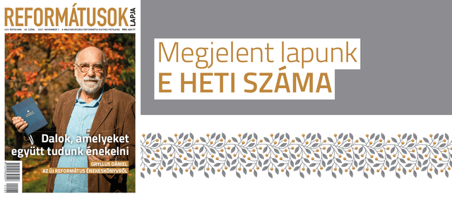 A Reformátusok Lapja november 7-ei számából