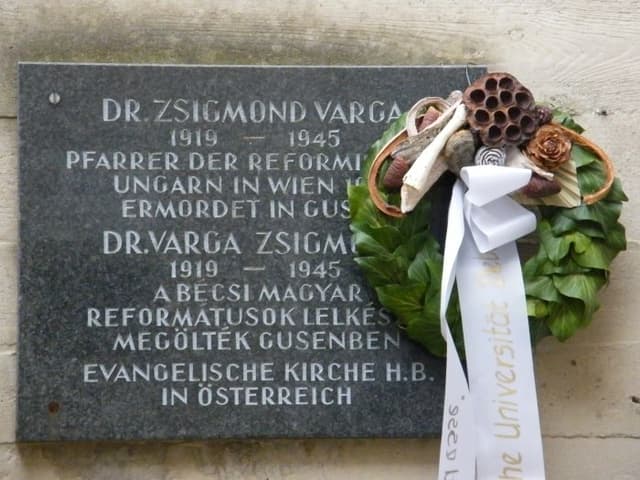 Bécsi hálaadás a debreceni vértanú teológusért, ifj. dr. Varga Zsigmondért