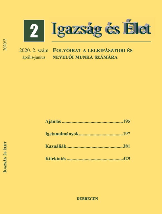 Megjelent az Igazság és Élet legújabb száma