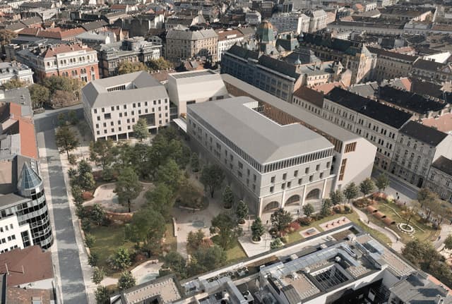 A város szövetébe illeszkedő új épületet kap a Károli