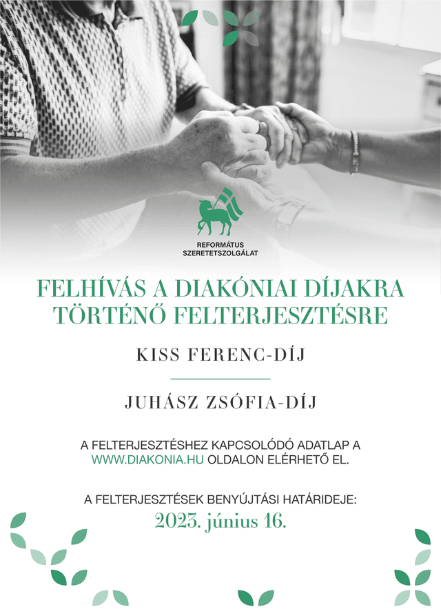 Várják a jelöléseket a diakóniai díjakra