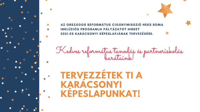 Tervezzétek Ti a Cigánymisszió karácsonyi képeslapját!