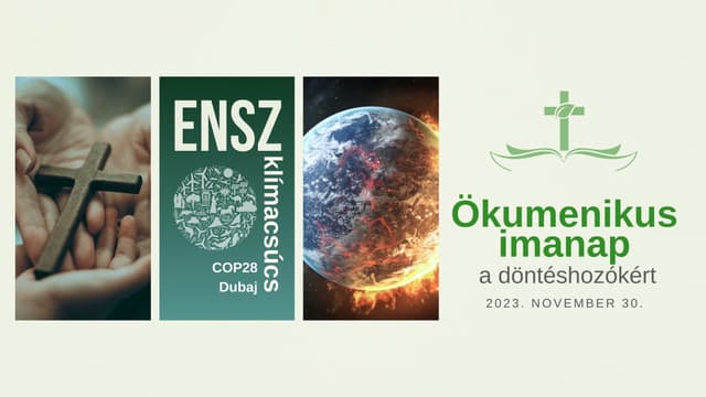 Ökumenikus imanap a döntéshozókért az ENSZ Klímacsúcs alkalmából