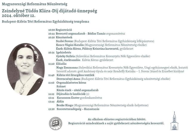 Zsindelyné Tüdős Klára-díj átadóünnepsége
