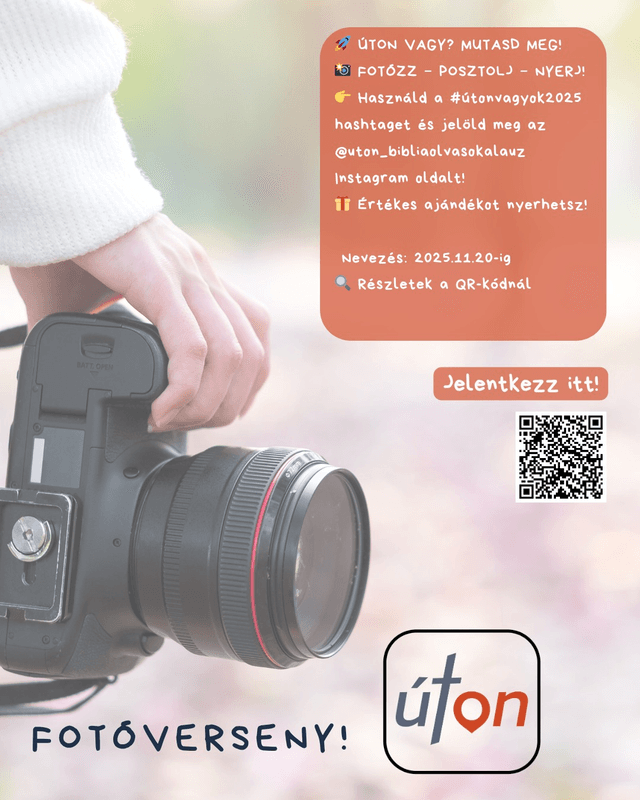 Fotópályázat: Mutasd meg, mit jelent „úton lenni” Istennel!