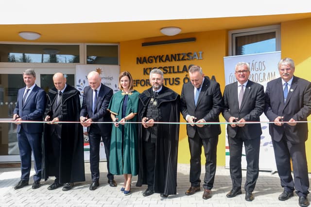 Felavatták a Kiscsillag Református Óvodát Nagykanizsán